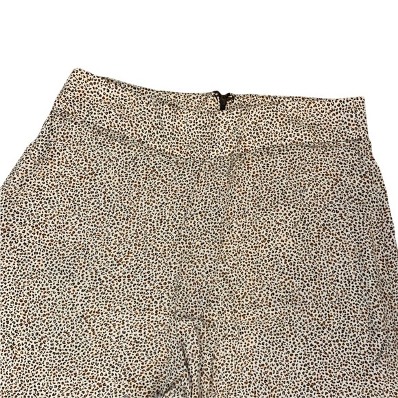 AFRM Leopard Print Wide Leg Pants MEDIUM lq95 - Picture 6 of 11